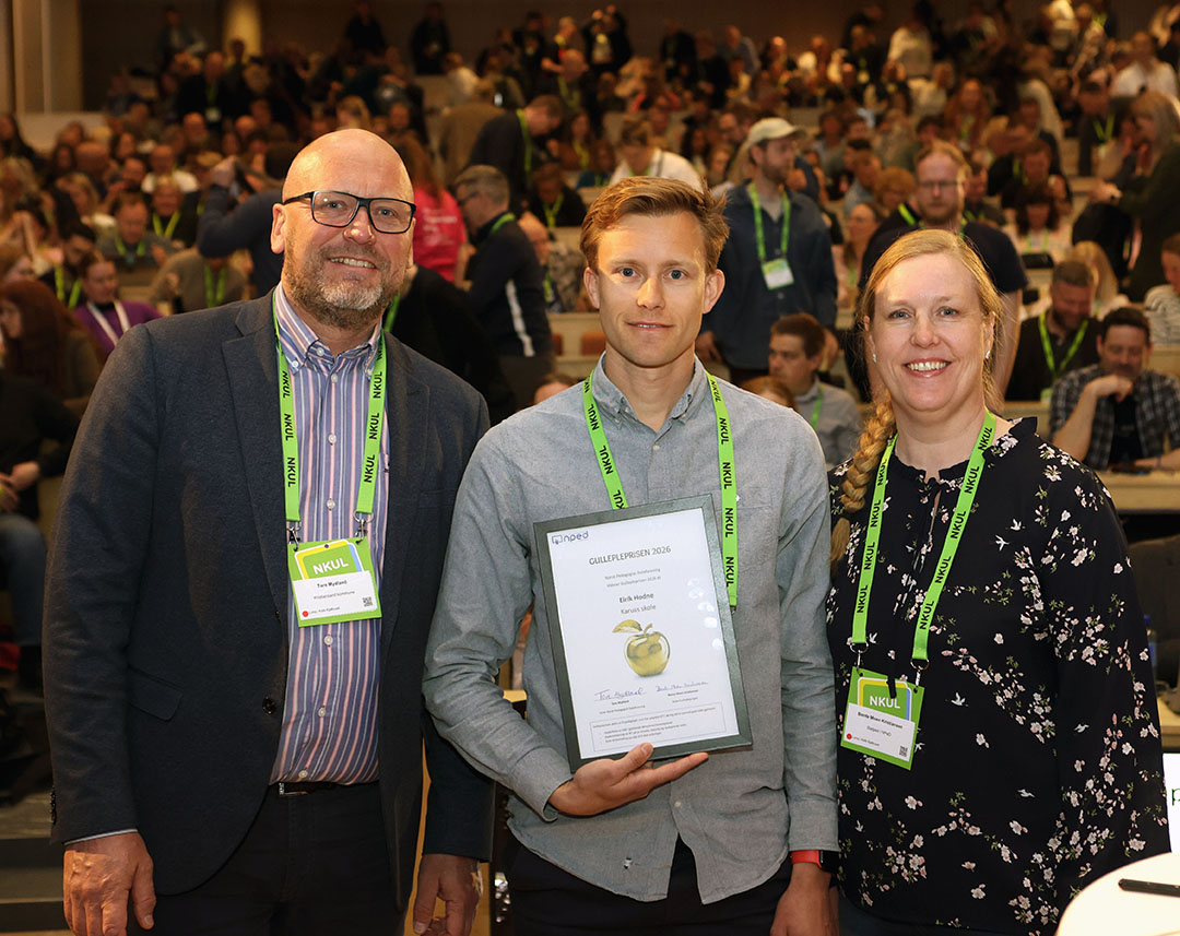 Erik Hodne mottar Gullepleprisen 2026